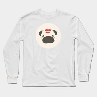 Pug and Kiss Long Sleeve T-Shirt